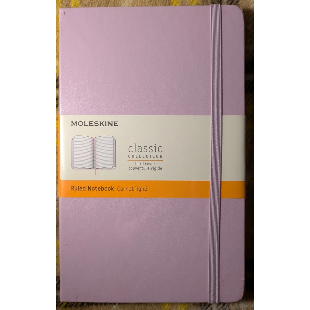 Moleskine Classic Notebook, Hard Cover, Lilac